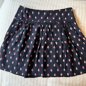 Silk Flowy Mini Skirt